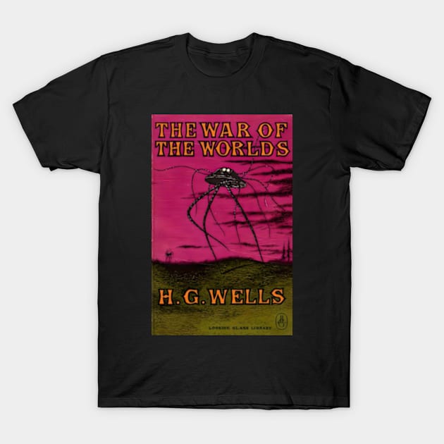 The War of the Worlds by H.G. Wells T-Shirt by Desert Owl Designs